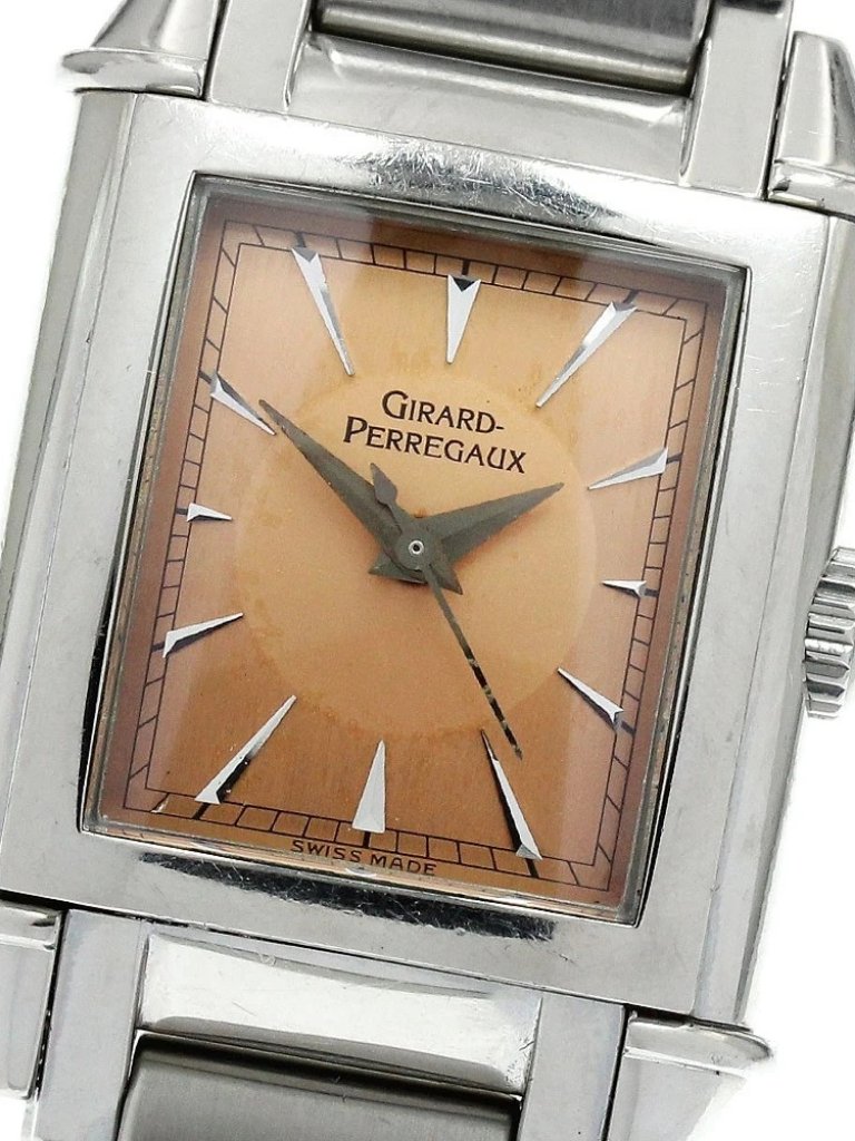 Girard Perregaux Vintage 2590 Orange Dial Hand Winding Ladies Watch906068